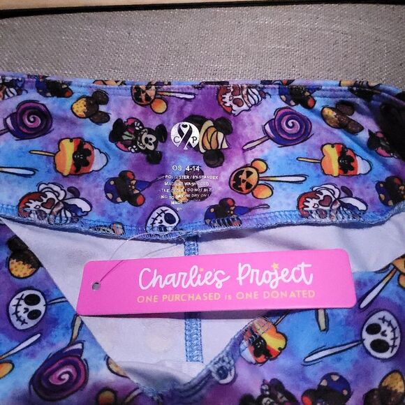 Charlie’s Project Disney Halloween Treats Womens leggings 4-14 Soft New - Picture 4 of 11